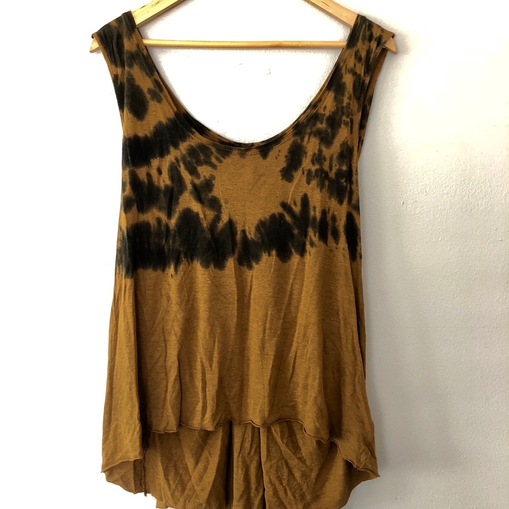 Free People Tie Dye Trapeze Tank Top